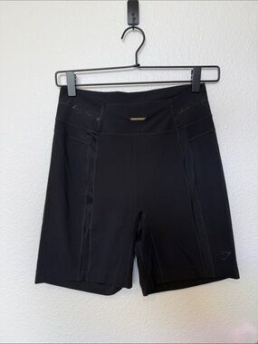 Gymshark x Whitney Simmons Black High-Waist Bike Shorts